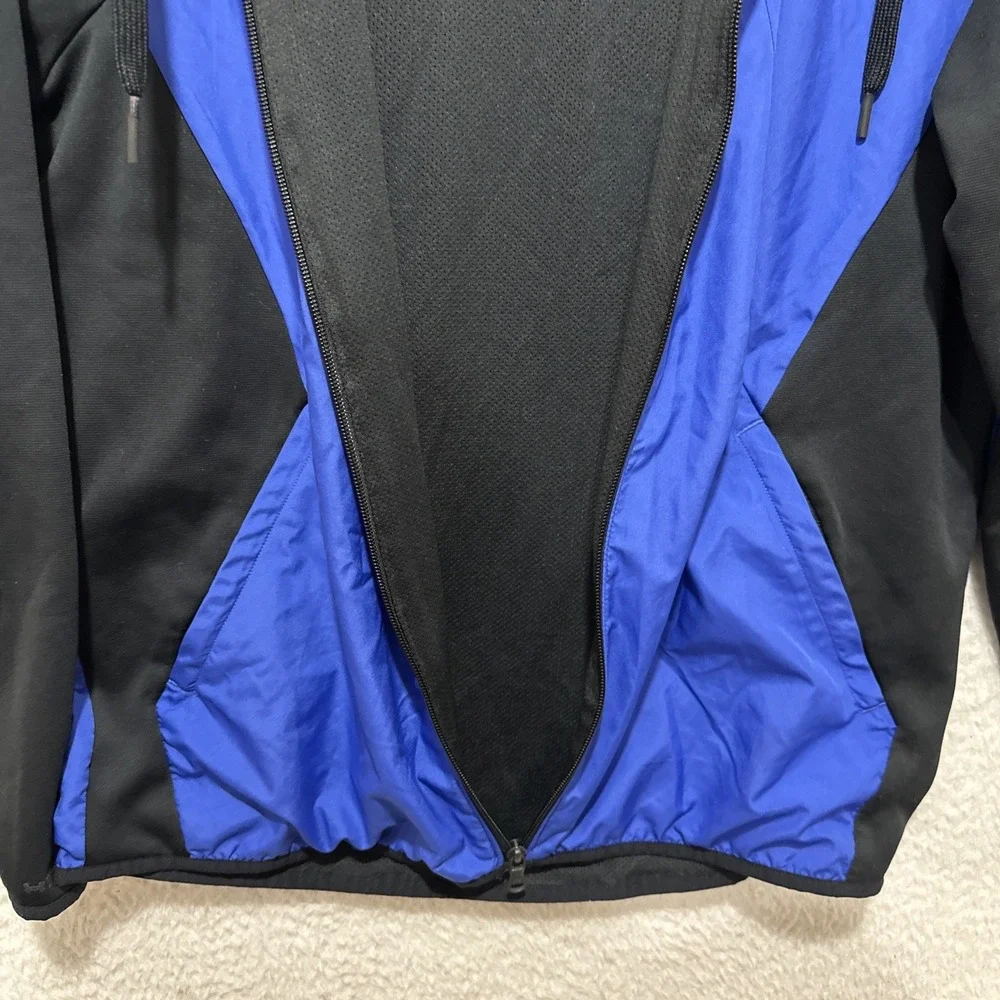 Under Armour Coldgear Storm Performance‎ Athlete Blue/Black Full Zip Jacket Sz M